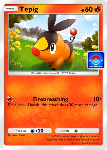 Tepig card