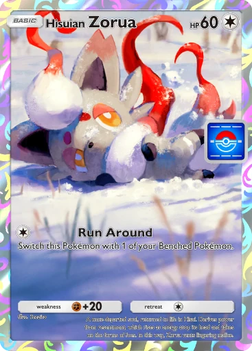 Hisuian Zorua card