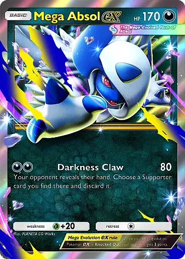 Mega Absol ex card