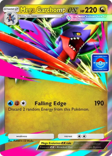 Mega Garchomp ex card